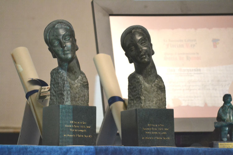 Reproducción de la ‘Cabeza de mujer’ de Adolfo Aznar, estatuilla de los principales premios de los concursos de guiones y cortometrajes.